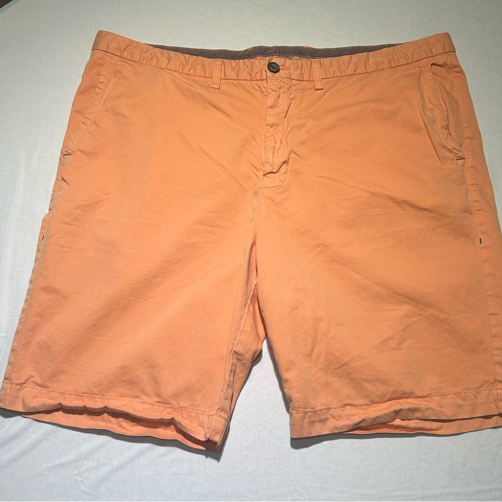 Tommy Bahama Men’s 42 Short - Pima Cotton Orange Flat Front Shorts